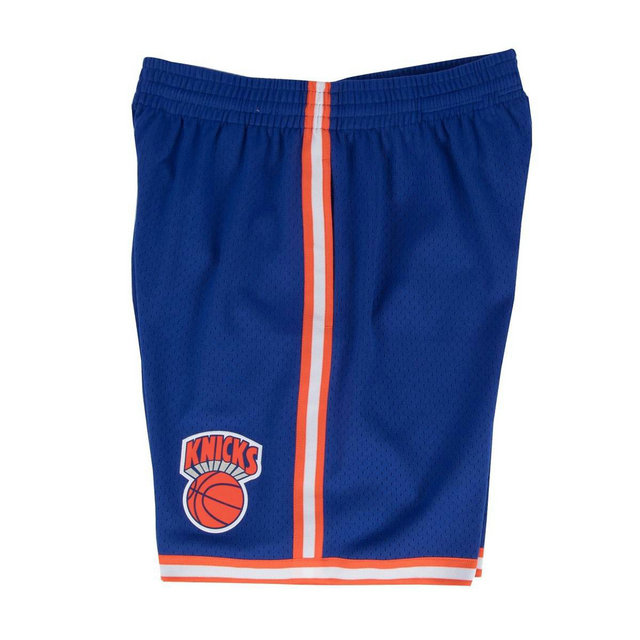 Short NBA New York Knicks 1991-92 Swingman Mitchell&Ness Road Bleu