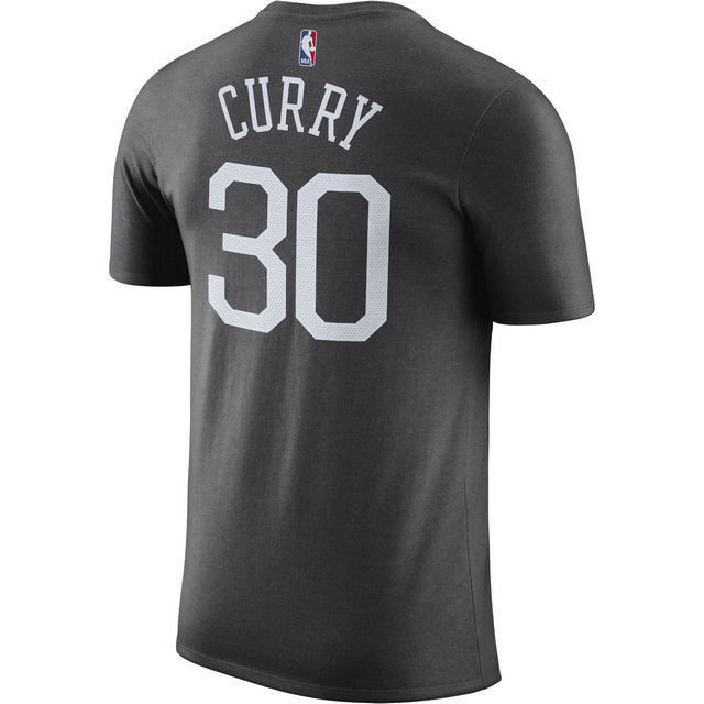 T-shirt Stephen Curry Golden State Warriors Statement Dry anthracite Noir
