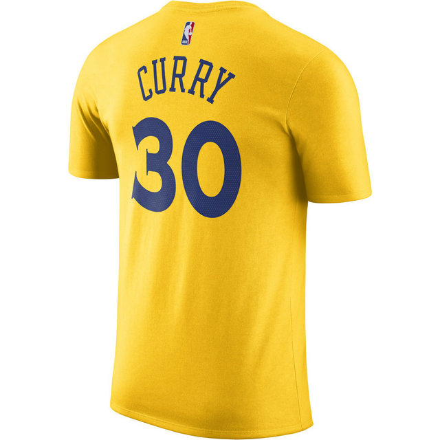 T-shirt Stephen Curry City Edition Golden State Warriors Dry Jaune