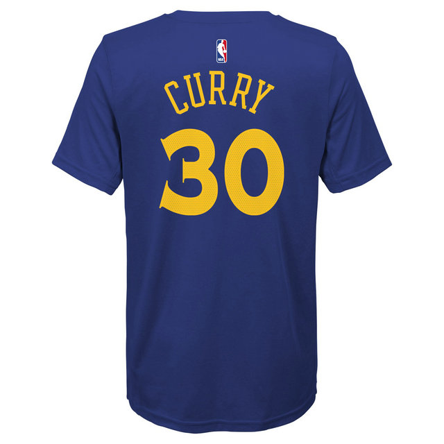T-shirt NBA Enfant Stephen Curry GS Warriors Icon Curry Bleu