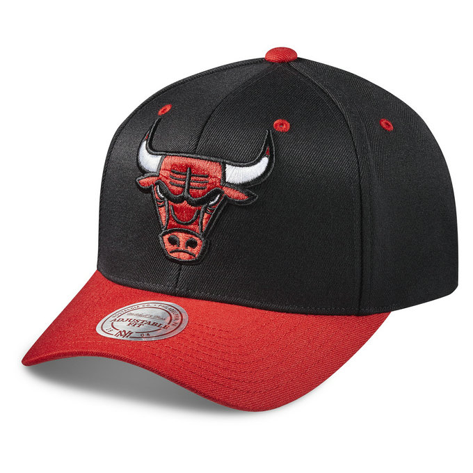 Casquette Mitchell & Ness Team Logo 2-tone 110 Snapback Chicago Bulls Noir