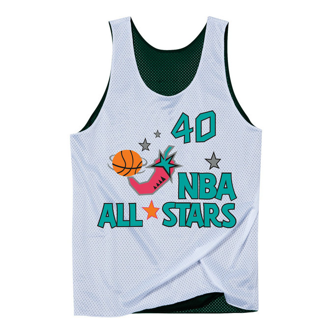 Débardeur NBA All-Star Shawn Kemp West Reversible Mitchell&Ness Blanc