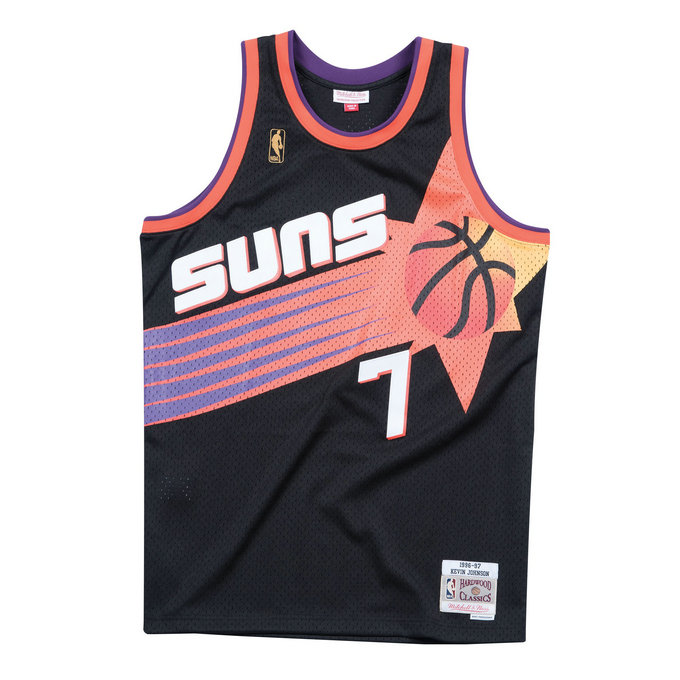 Maillot NBA Kevin Johnson Phoenix Suns 1996-97 Swingman Mitchell&Ness Noir