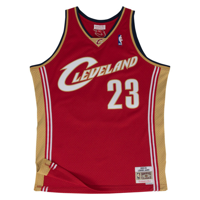 Maillot NBA LeBron James Cleveland Cavaliers 2003-04 Swingman Mitchell&Ness Rouge