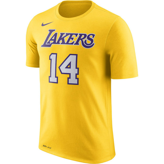 T-shirt Brandon Ingram Los Angeles Lakers Dry amarillo Jaune