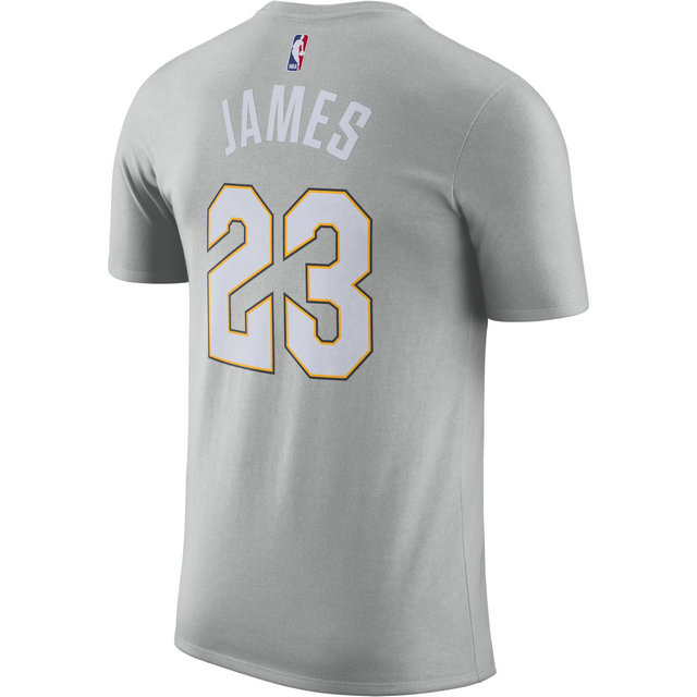 T-shirt LeBron James Cleveland Cavaliers City Edition Dry flt silver Gris